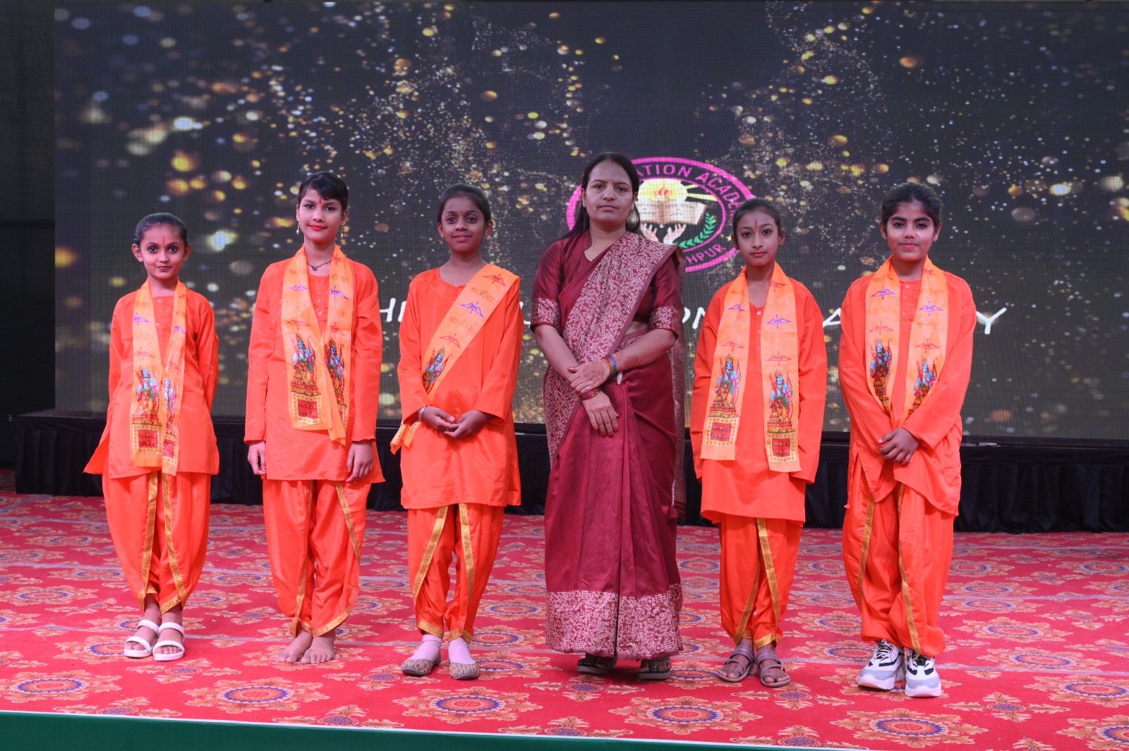 Colourful Rajasthani folk dance performance
