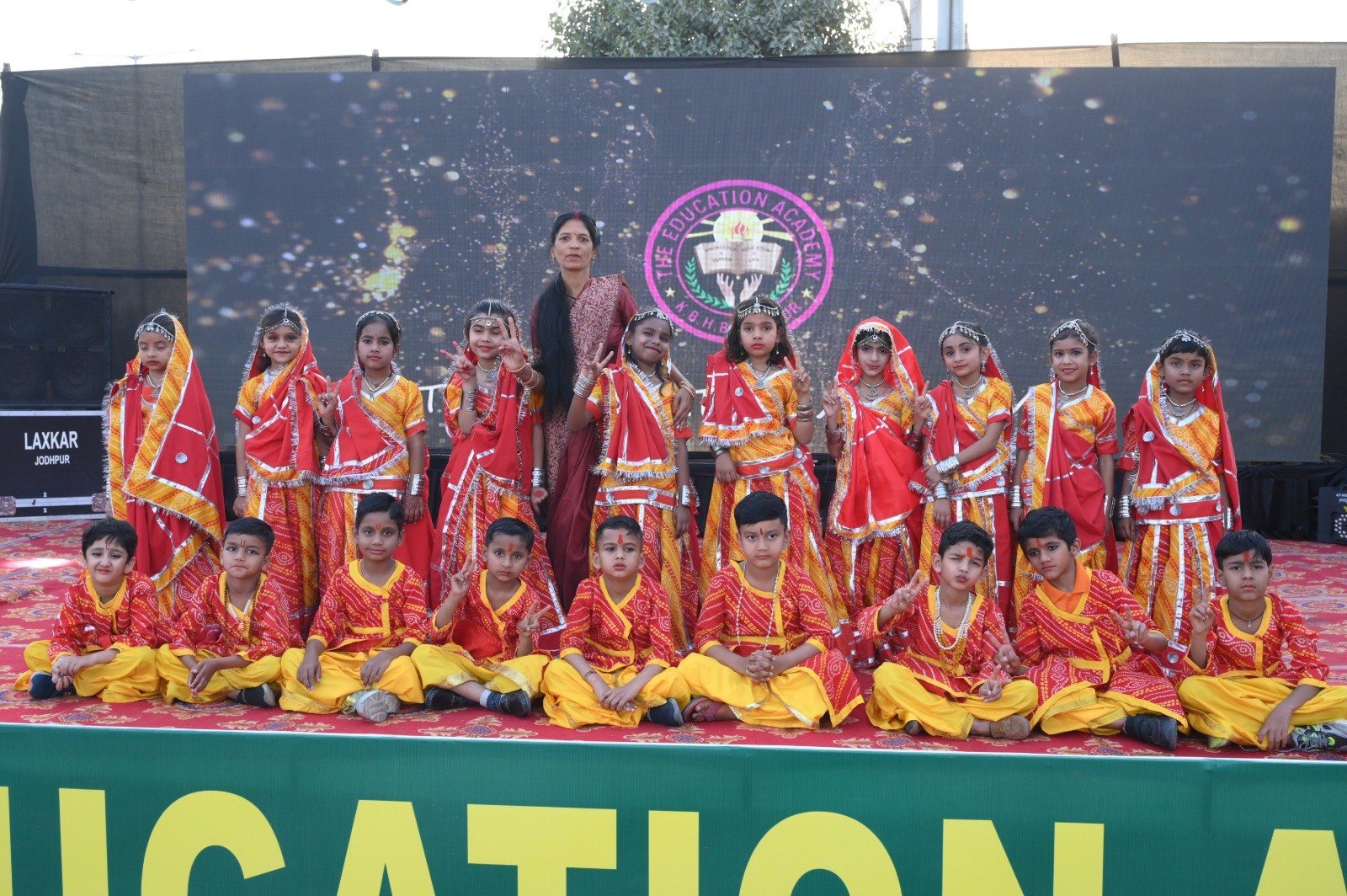 Addressing the audience at the Annual Function